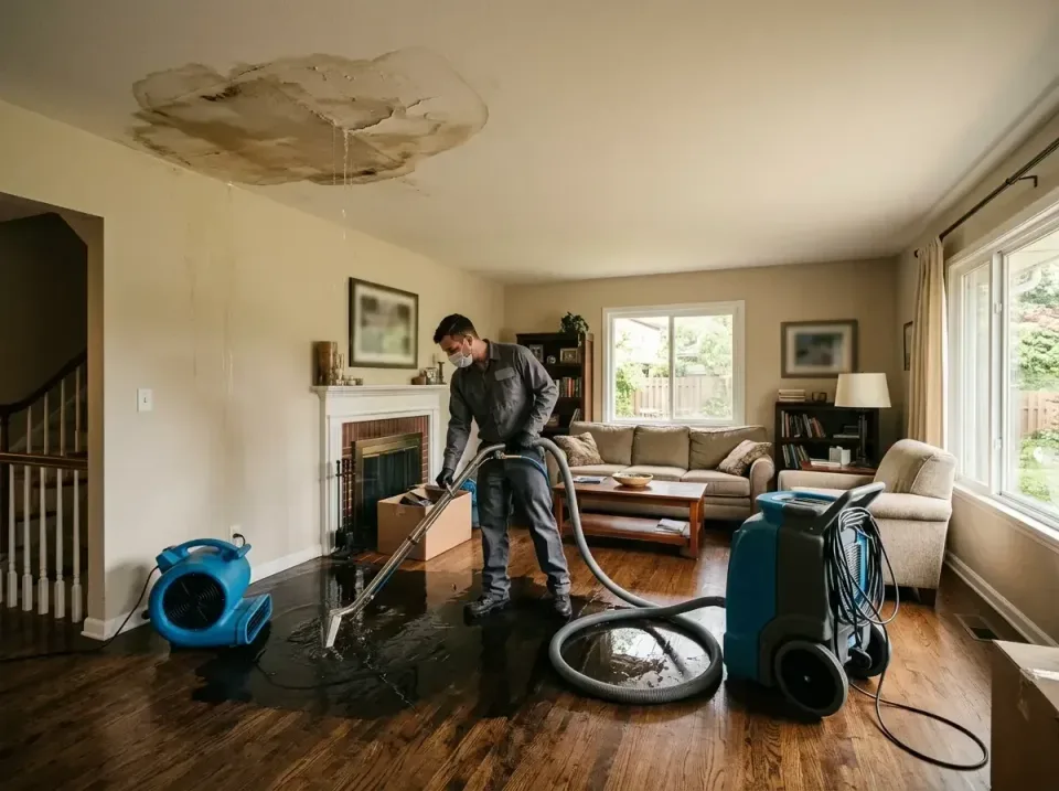 attic-pipe-burst-ceiling-drip-008 — frequently asked questions, Water Damage Restoration & Carpet Care in Centralia, WA